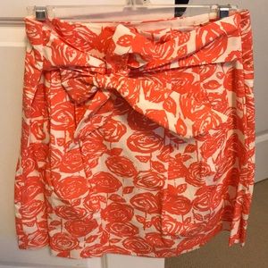 JCrew skirt with sash bow